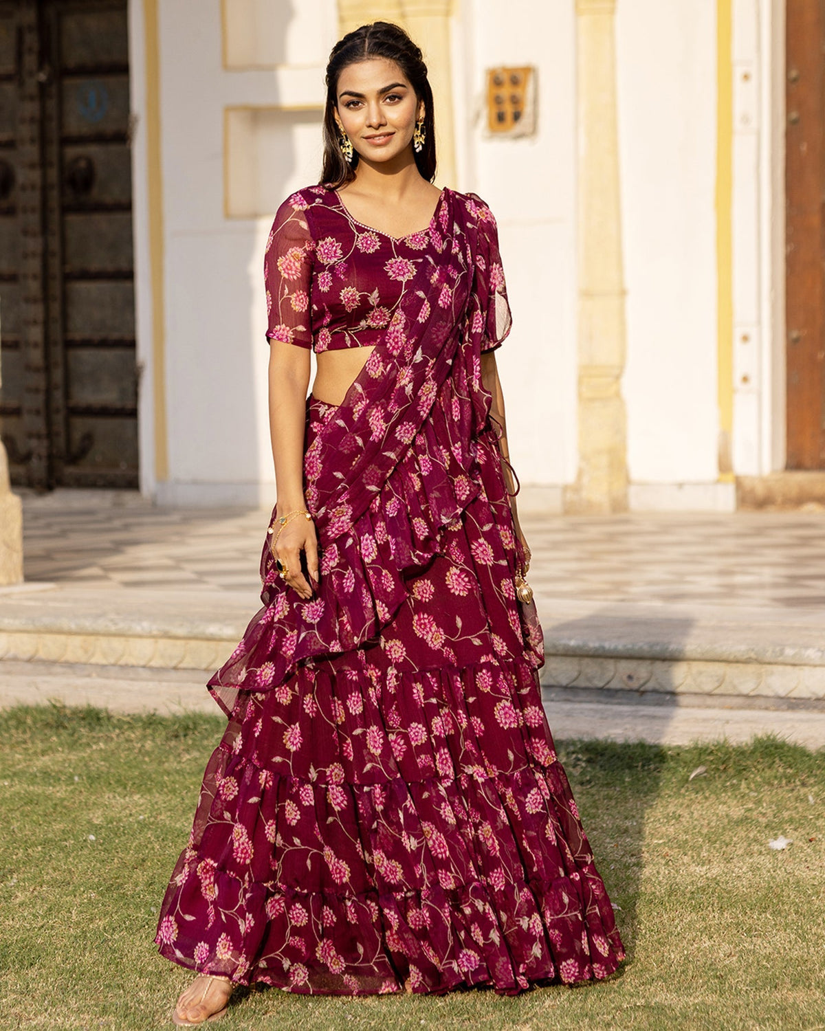 NITISHA DRAPE SAREE