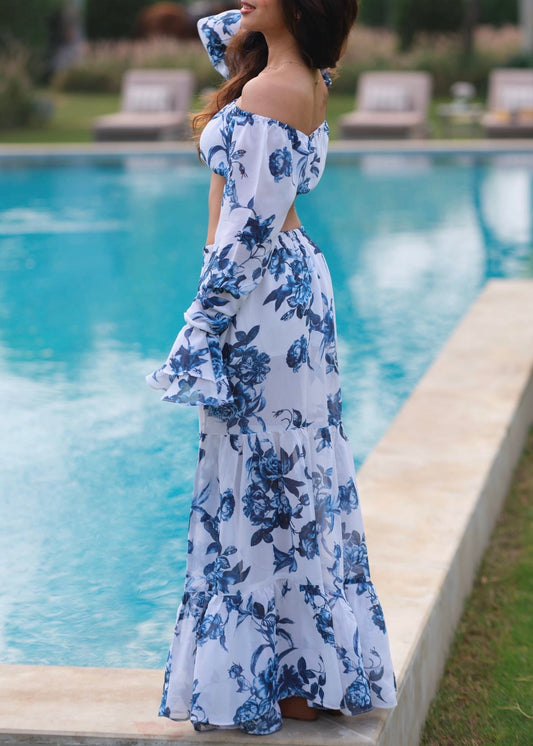 Sapphire Floral Top