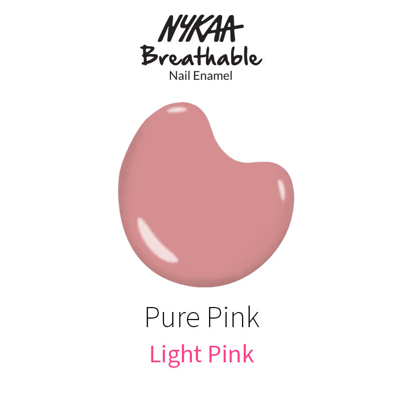 Nykaa Nail Enamel Breathable Nail - Pure Pink 314 9 MILLI_LITRE