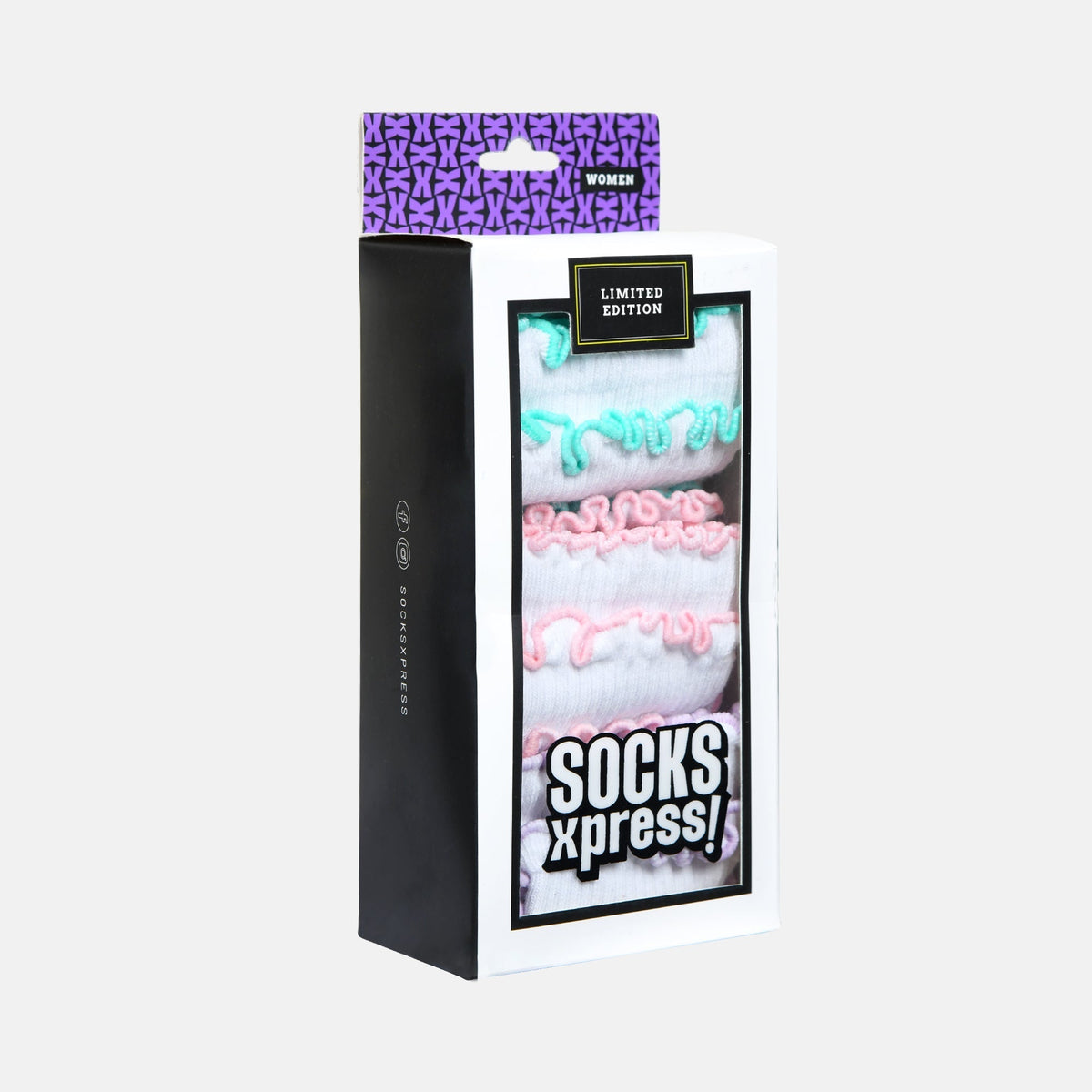 Women’s Frilled High Ankle Socks SocksXpress