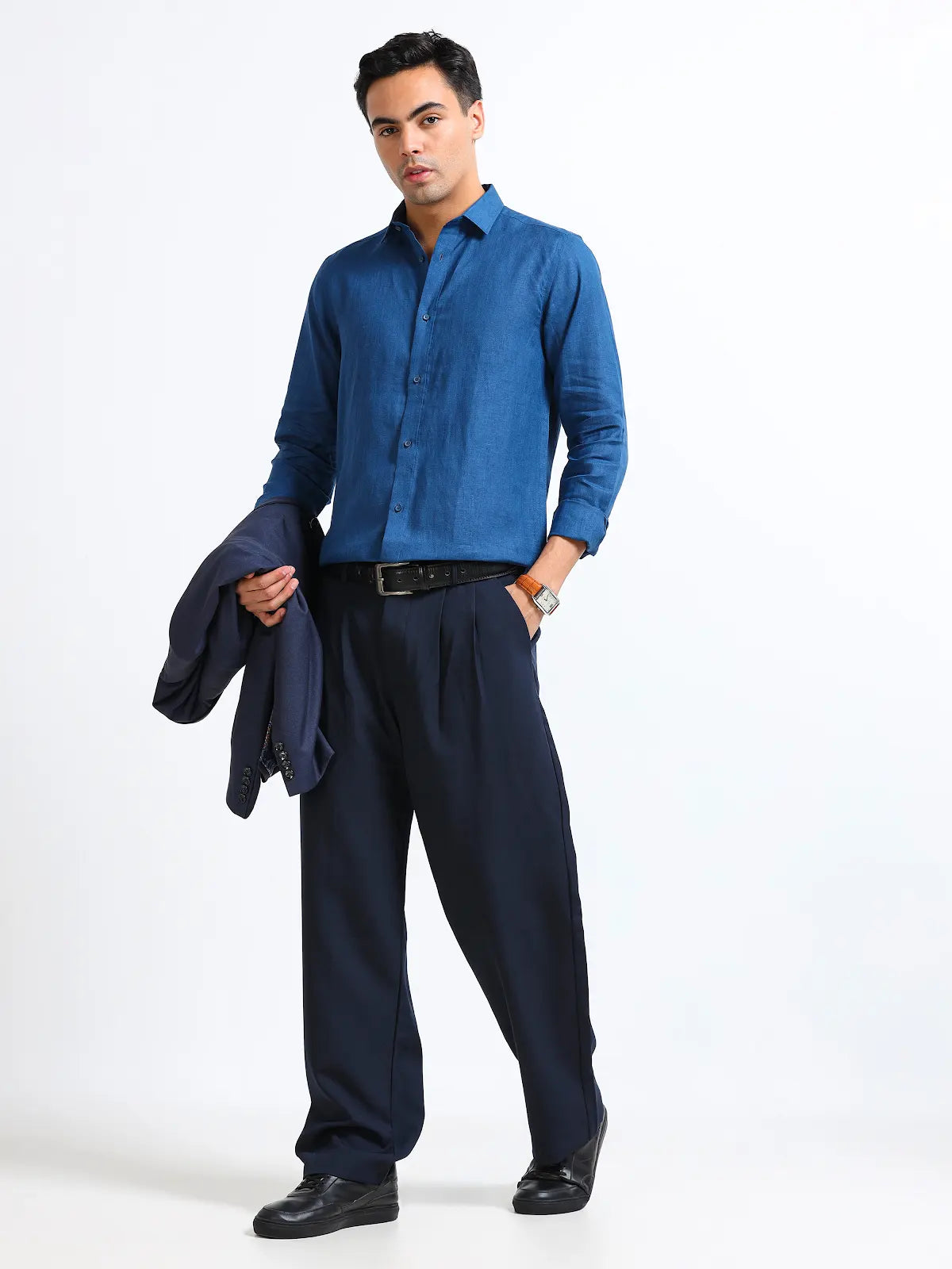 THE LINEN EDIT - Midnight Navy