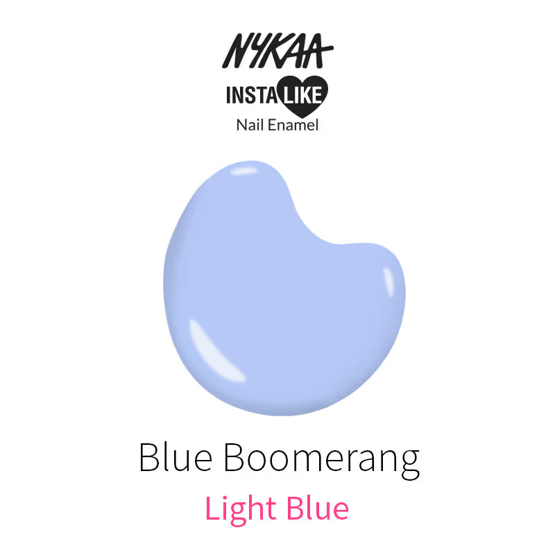 NYKAA Nail Enamel Blue Boomerang 359 9 Ml