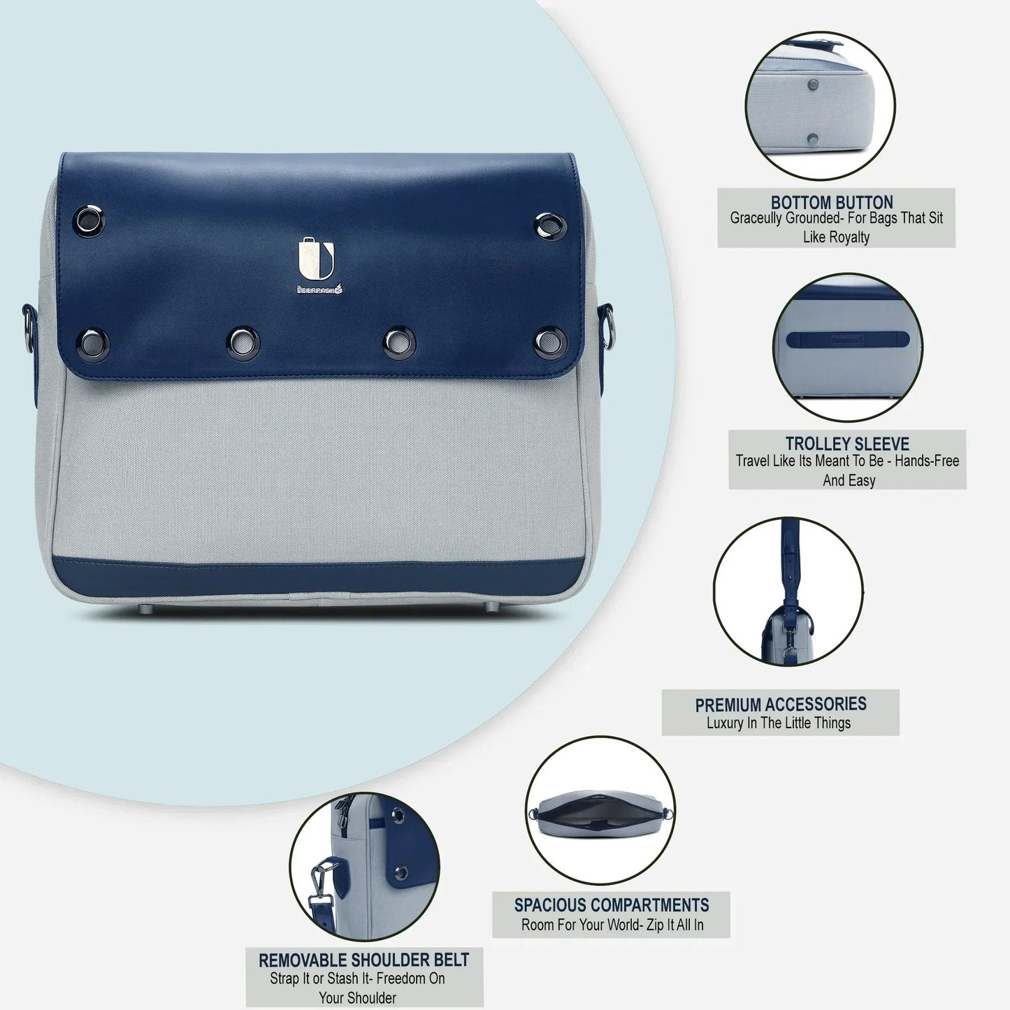 Insight Pack - Steel Gaze | Laptop Bag / Messenger Bag