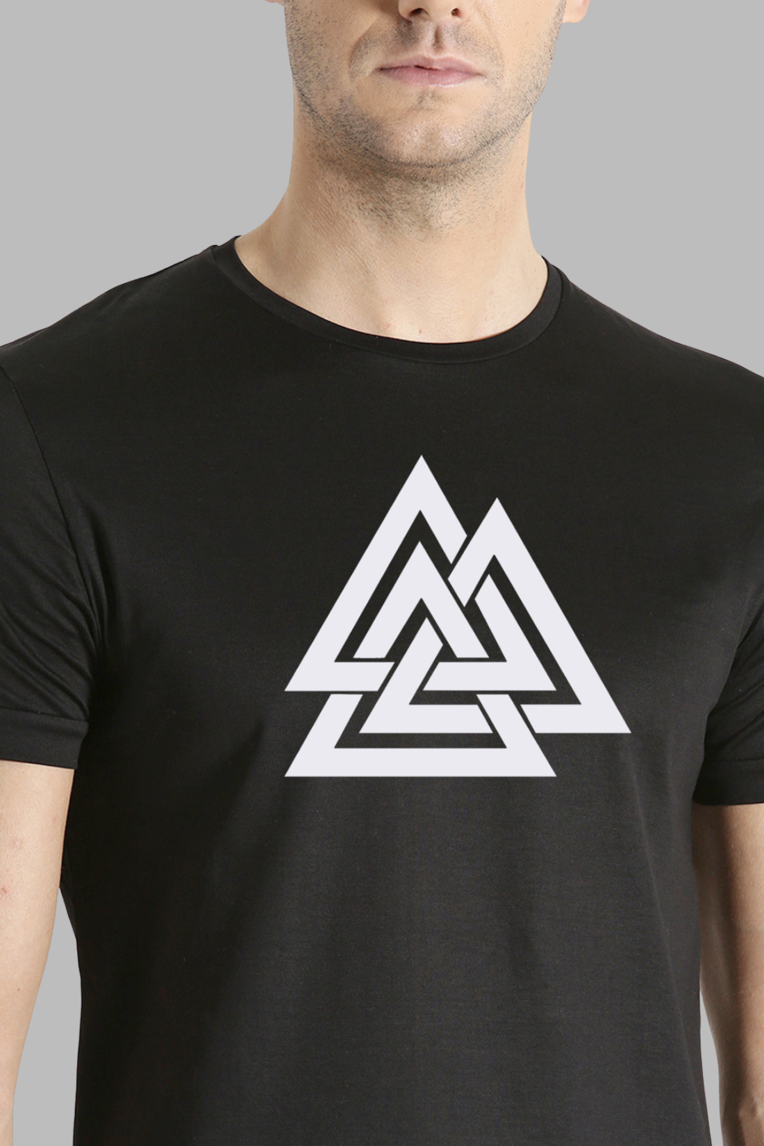 Triangle Mens Printed T-Shirt