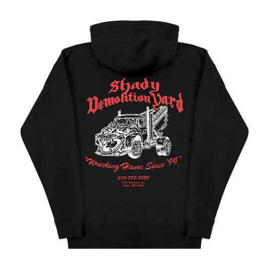 EMINEM SHADY DEMOLITION BARBED WIRE HOODIE (BLACK )