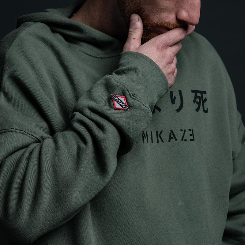 EMINEM KAMIKAZE CREST HOODIE (GREEN)