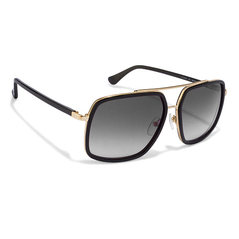 Calvin Klein Gold Full Rim Square Sunglasses