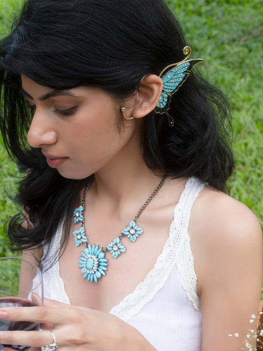 Gold Plated Designer Ear Cuff