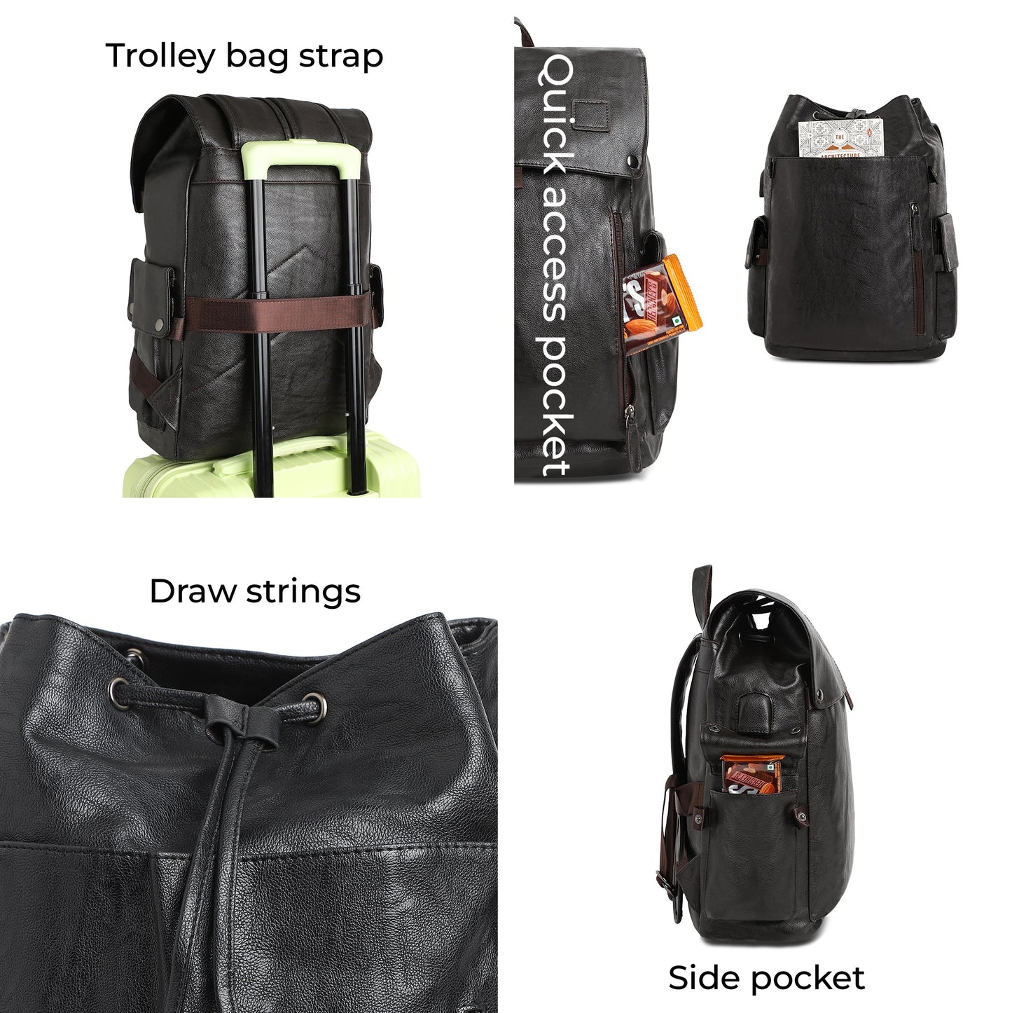 The Trekker Backpack - Coffee Brown