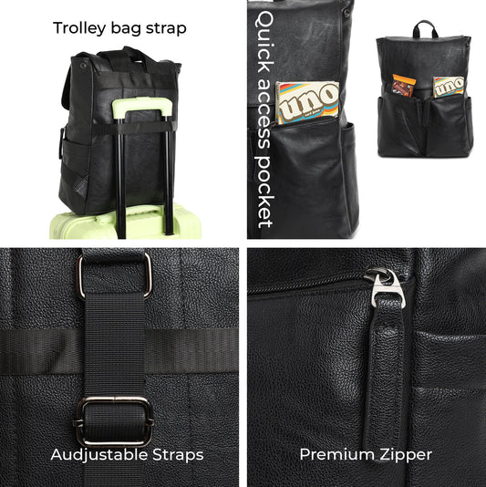 The Nomadic Nebula Backpack - Jet Black