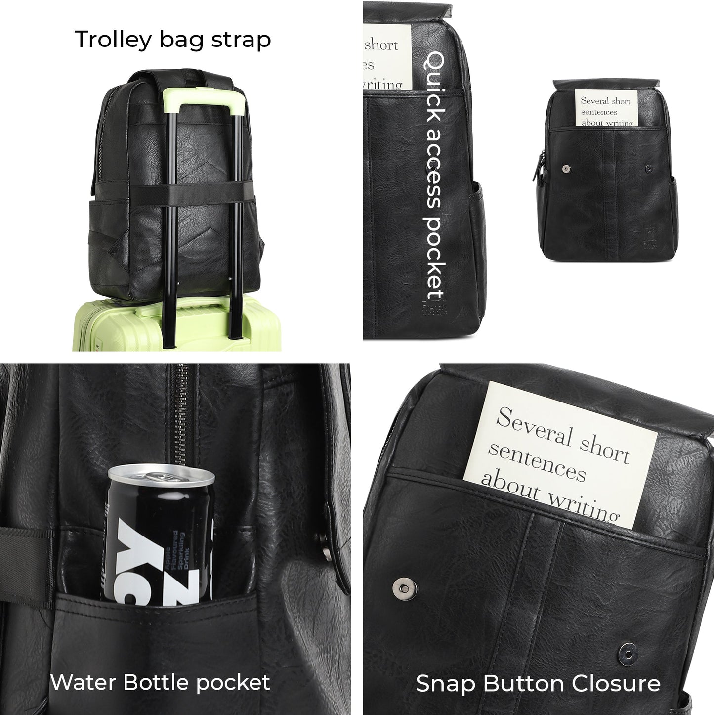 The Enigma Backpack - Grease Black