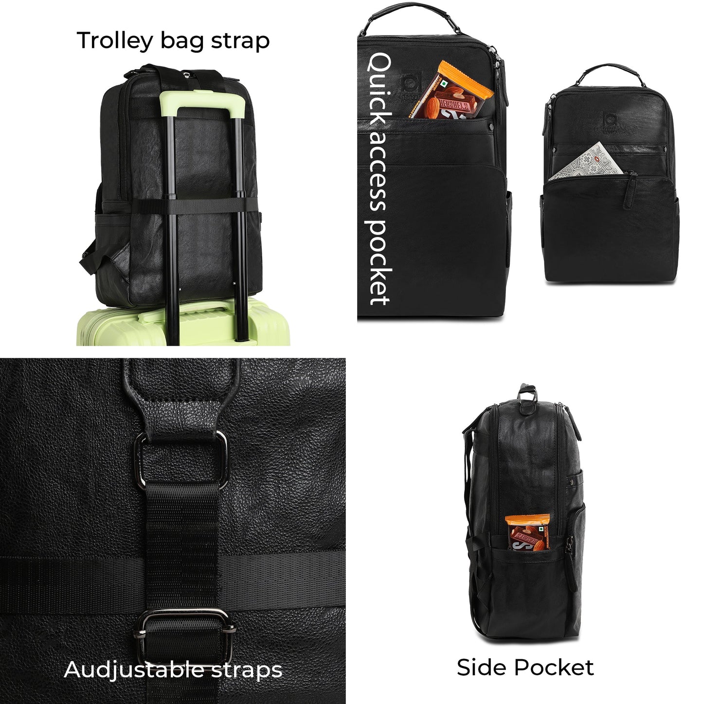The Metropolitan Backpack - Coal Black