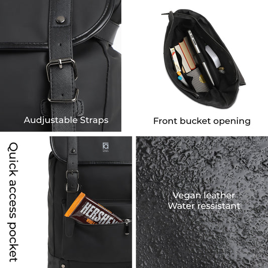 The Camper Backpack - Charcoal Black