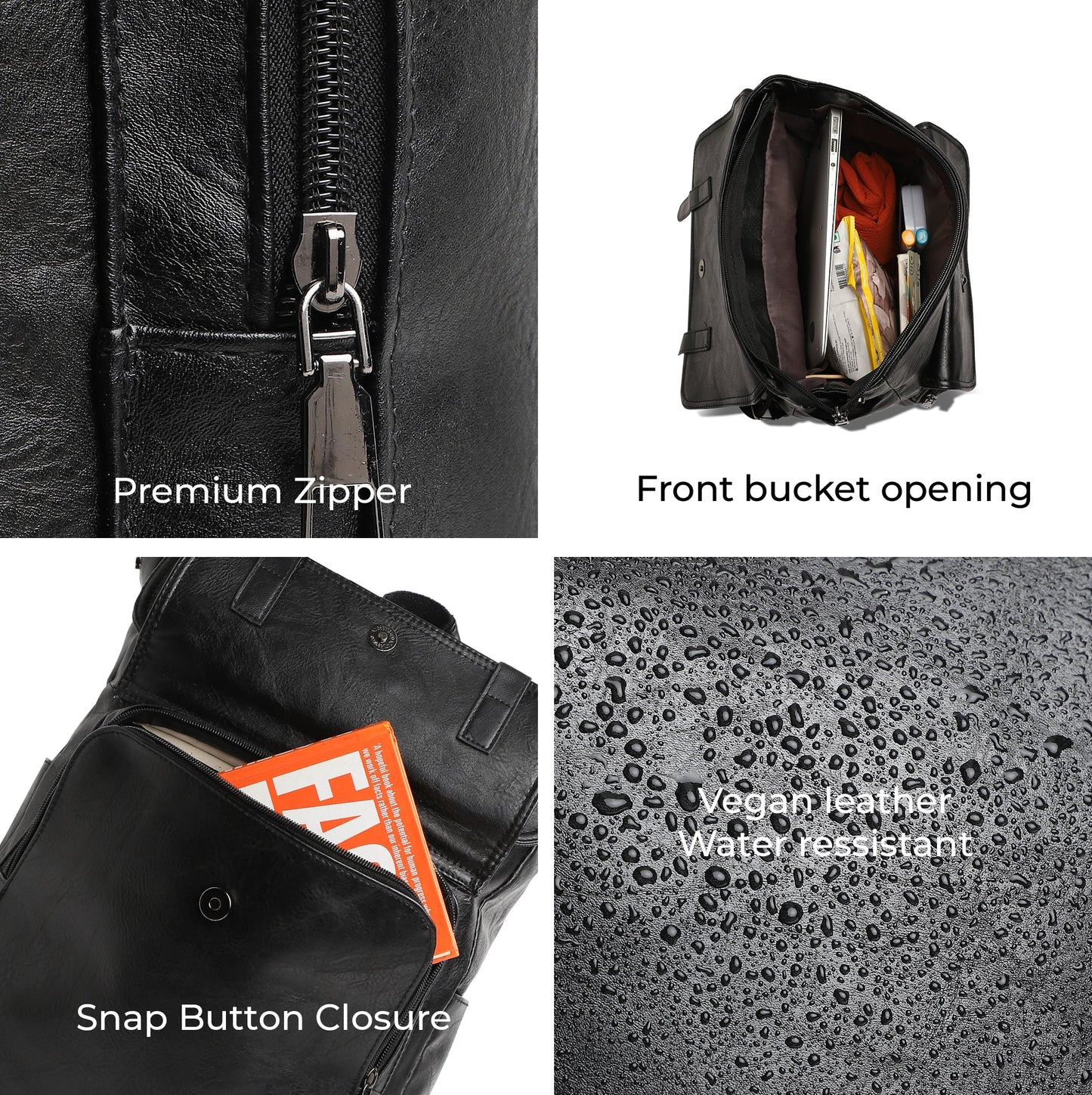 The In-Transit Backpack - Carbon Black