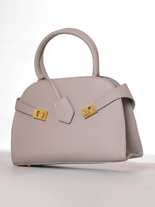 The Large Meridian Hand Bag - Coin Grey