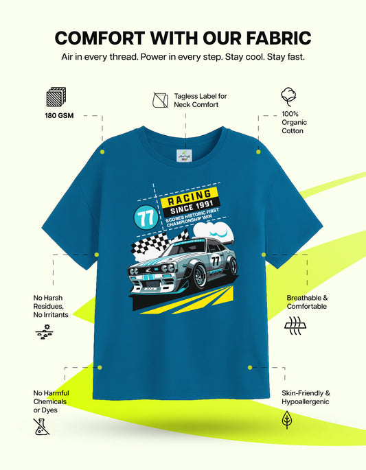 Boy's Organic Cotton Printed T-Shirts