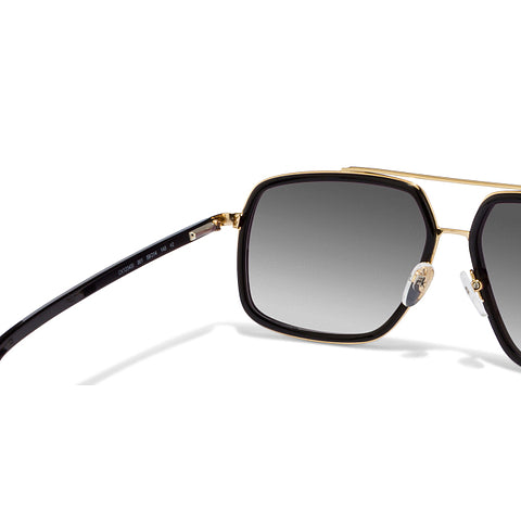 Calvin Klein Gold Full Rim Square Sunglasses