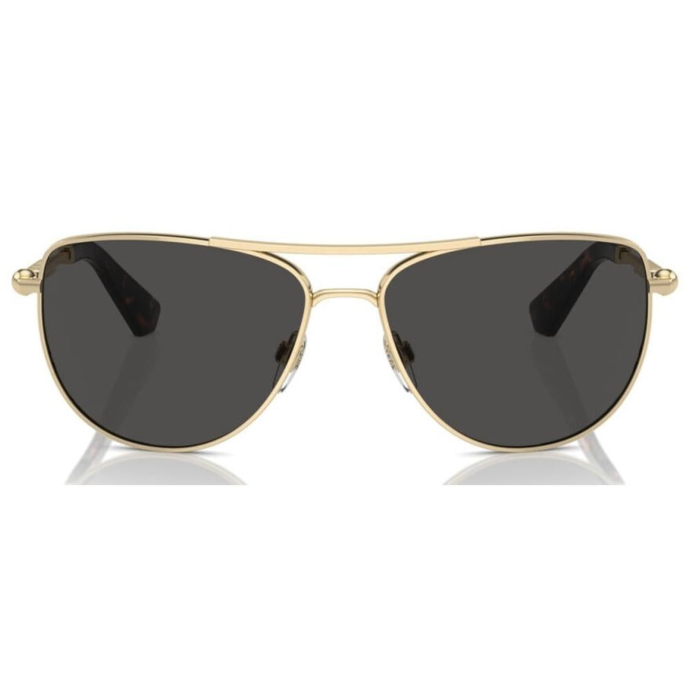 Burberry light gold frame with dark grey lenses Sunglasses