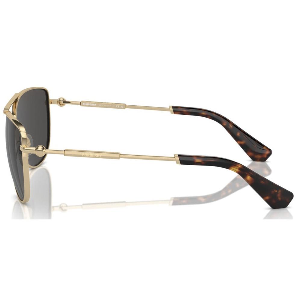 Burberry light gold frame with dark grey lenses Sunglasses
