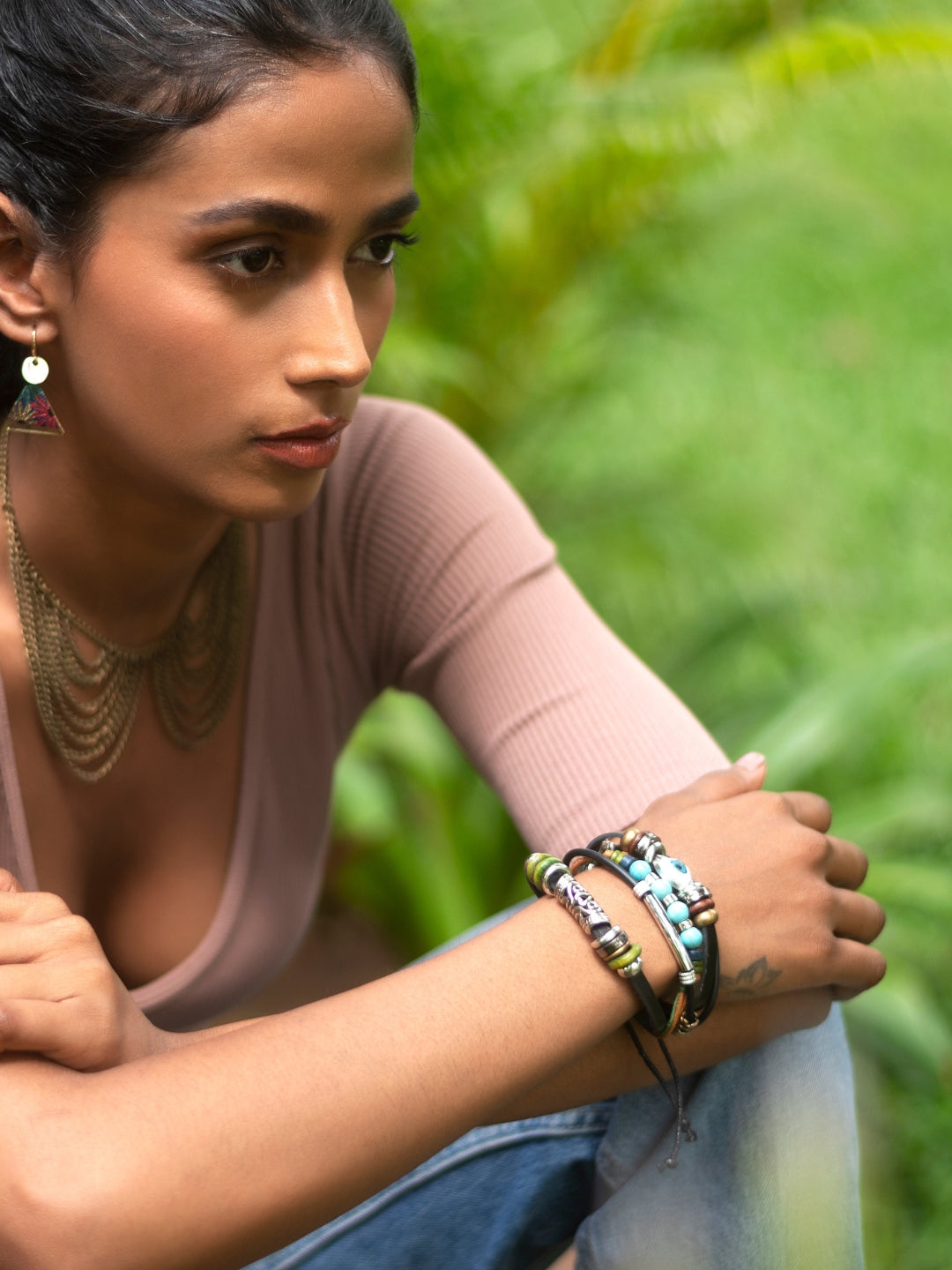 SOHI Evil Eyed Bracelet