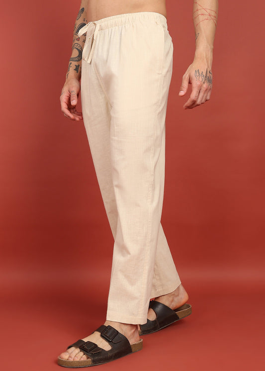 Beige Comfort Linen Pyjama