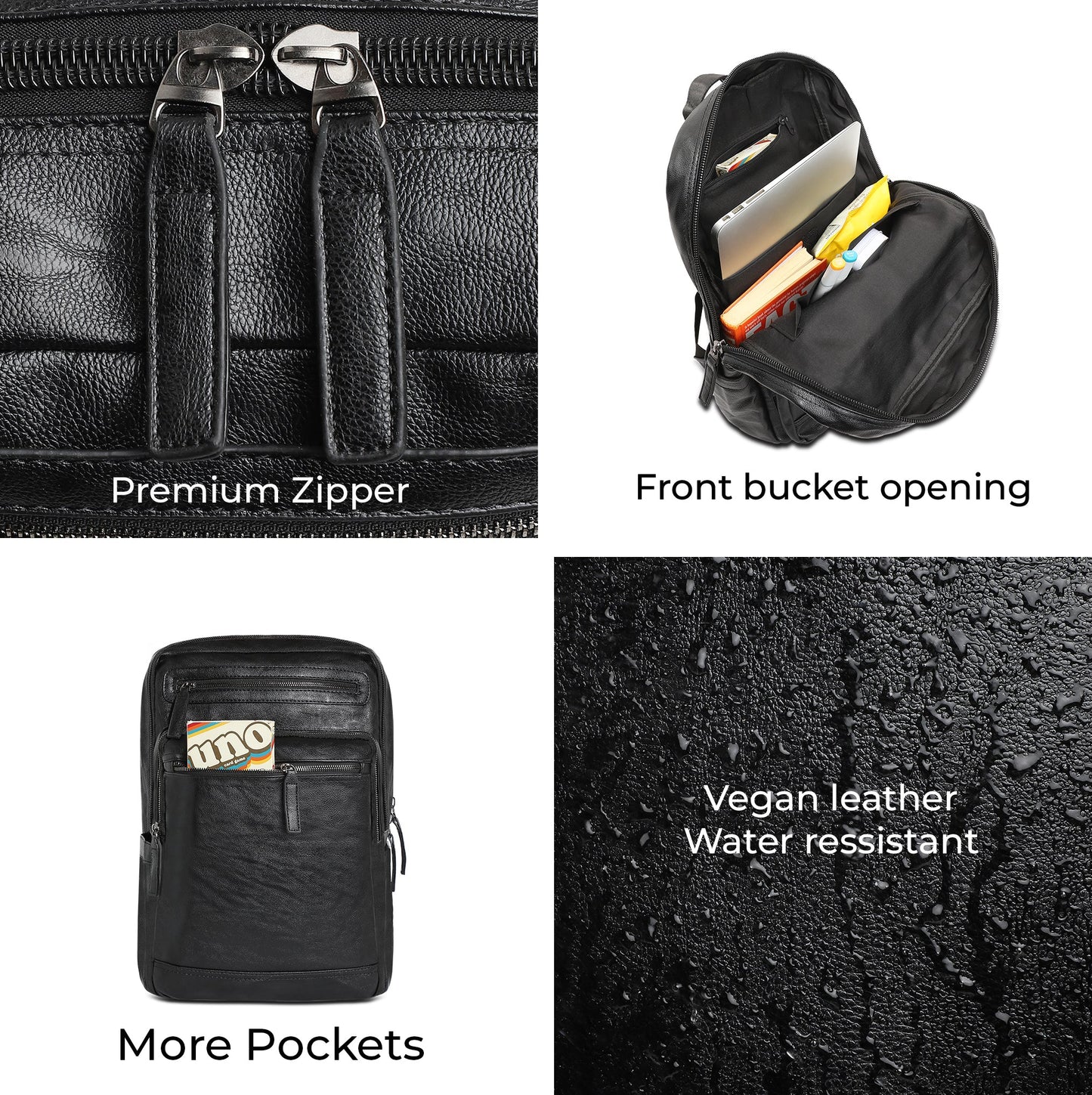 The Nomad's Echo Backpack - Coal Black