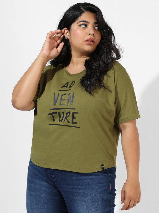 Printed Stylish Round Neck Top