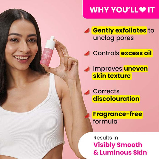 Watermelon +10% Glycolic Gentle Exfoliating Face Serum