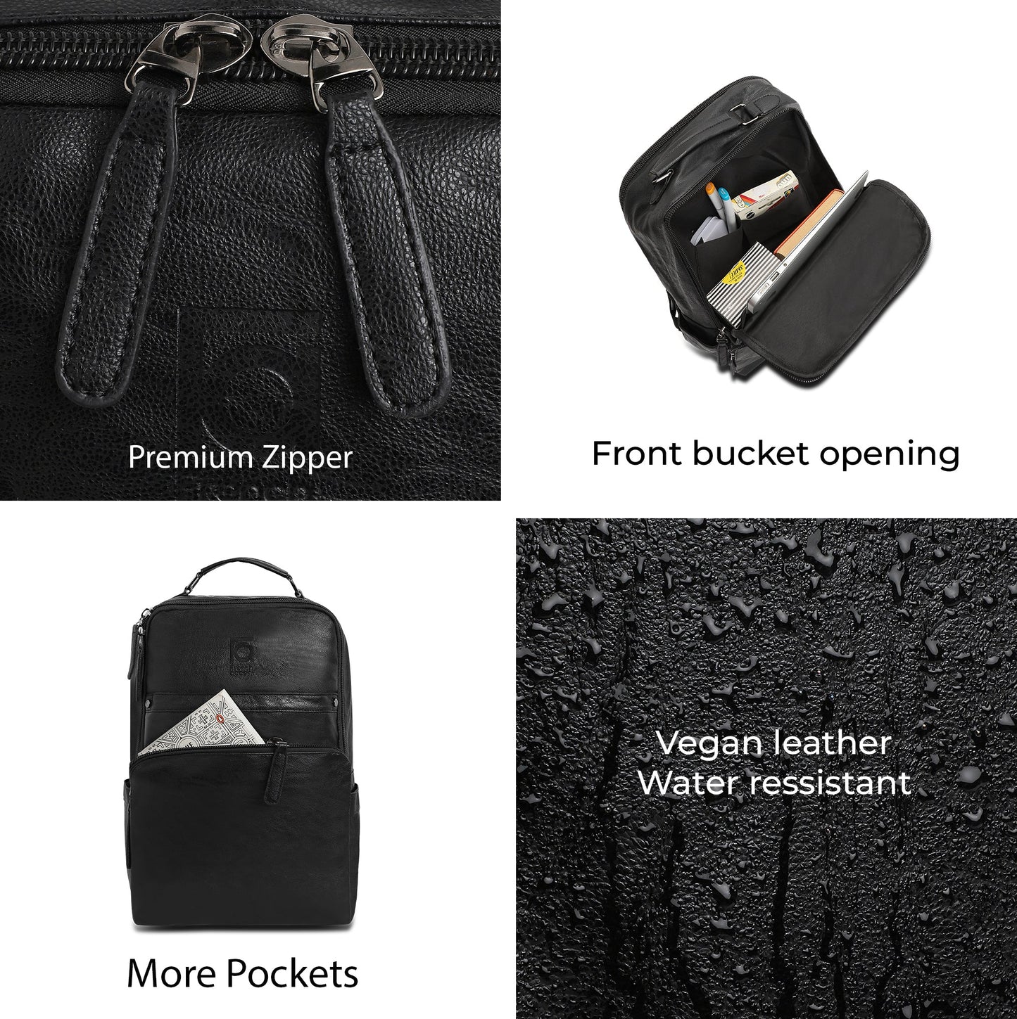 The Metropolitan Backpack - Coal Black