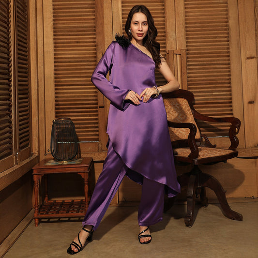 Asymmetrical Flora Co-Ord Set