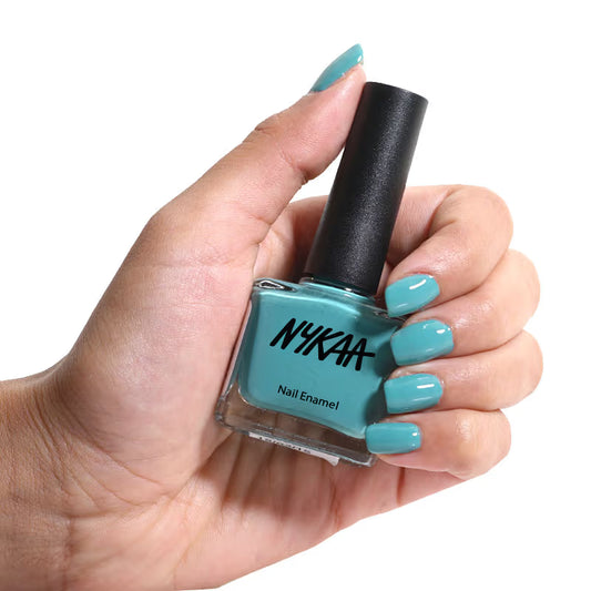 Nykaa Pastel Nail Enamel, Matte Finish, So Teal-Icious, No.68 9 MILLI_LITRE