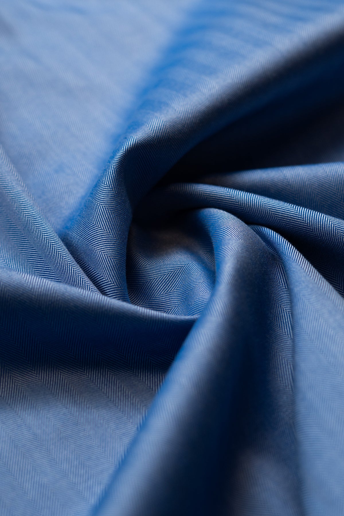 Blue Regular Fit Striped Formal Cotton Shirt for Men (CIRNO)