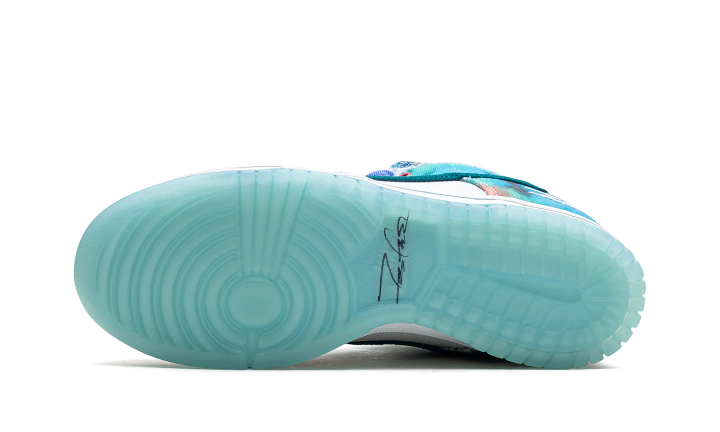 Futura X Nike SB Dunk Low 'Bleached Aqua'