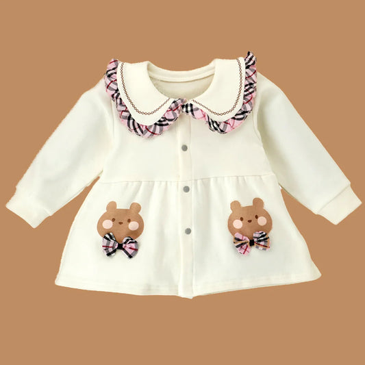 2pcs Pink Black Checks Long Frock style Top with matching full Pants