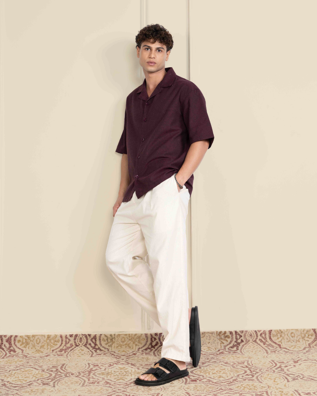 Wineberry Relaxed Co-ord Set House of Pure Eco
