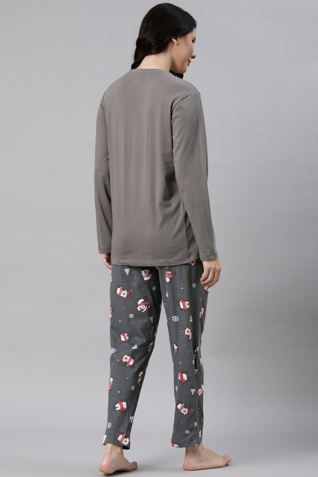 Cozy Penguin Pajama Set for Family Nap Chief
