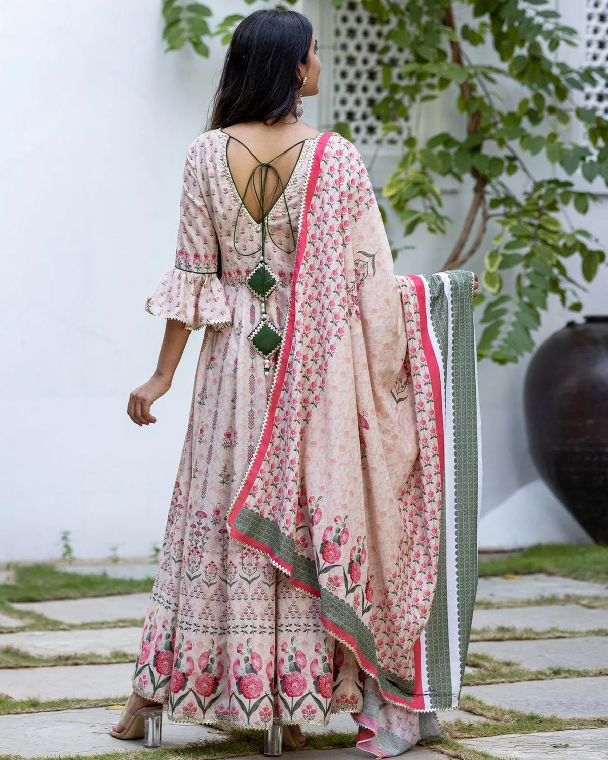 Mughal Buta Flower Suit Set