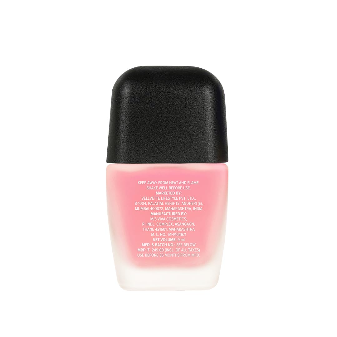 Sugar Cosmetics Tip Tac Toe Nail Lacquer Matte - 34 Flamingo Flair 9 MILLI_LITRE