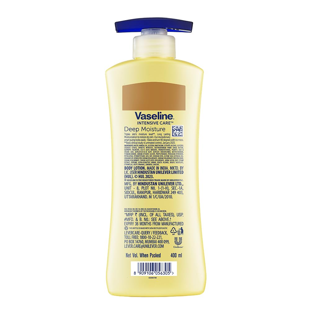 Vaseline Intensive Care Deep Moisture Serum In Lotion 400 ml
