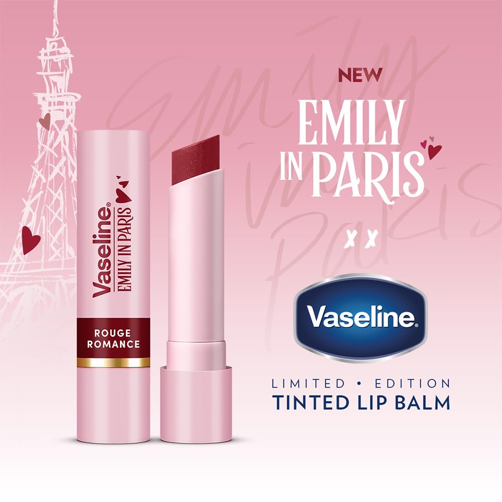 Vaseline Emily in Paris Rouge Romance Tinted Lip Balm - 3g