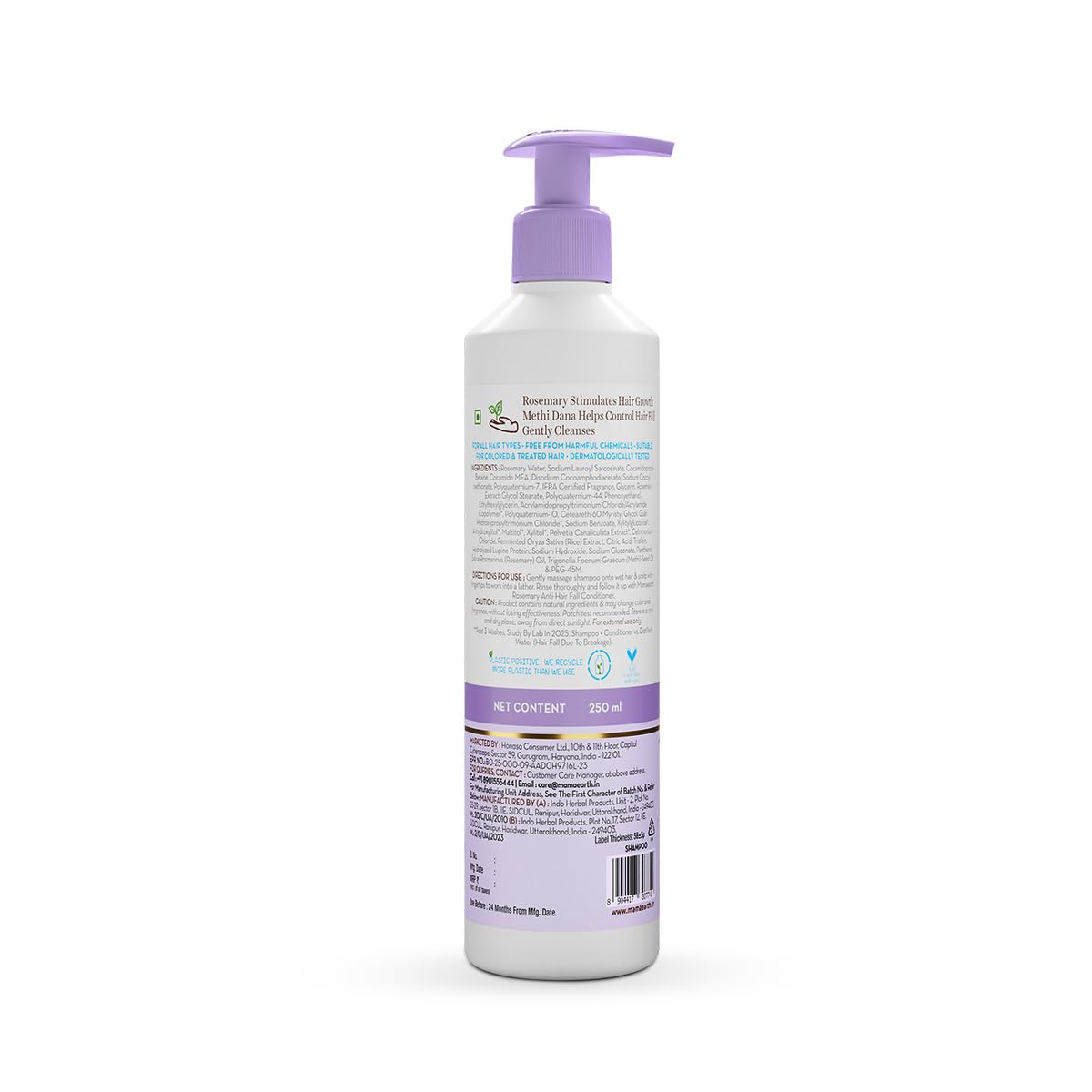 Mamaearth Rosemary Anti-Hairfall Shampoo 250 ml