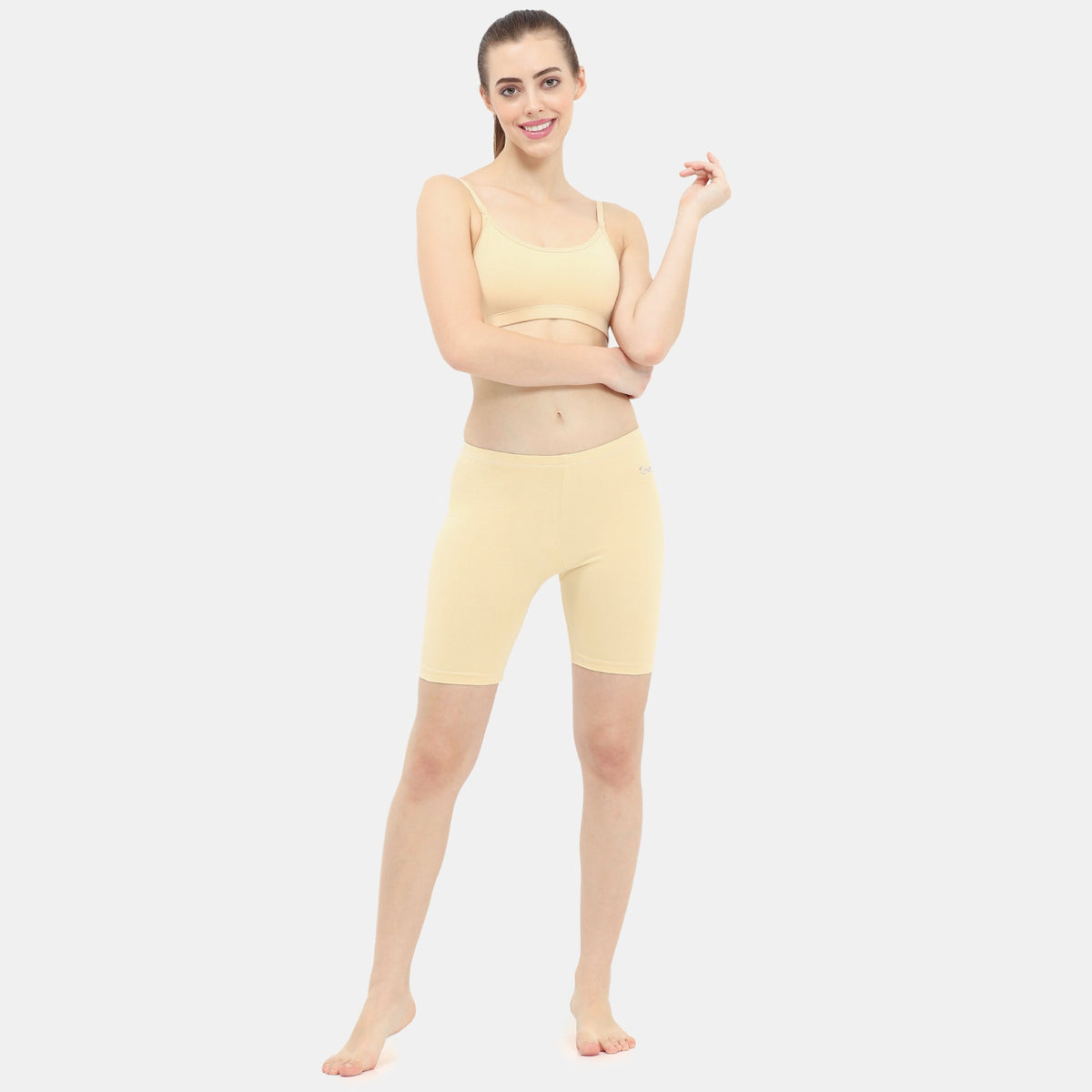 Envie Hugged Fit Thigh Length Cycling Shorts
