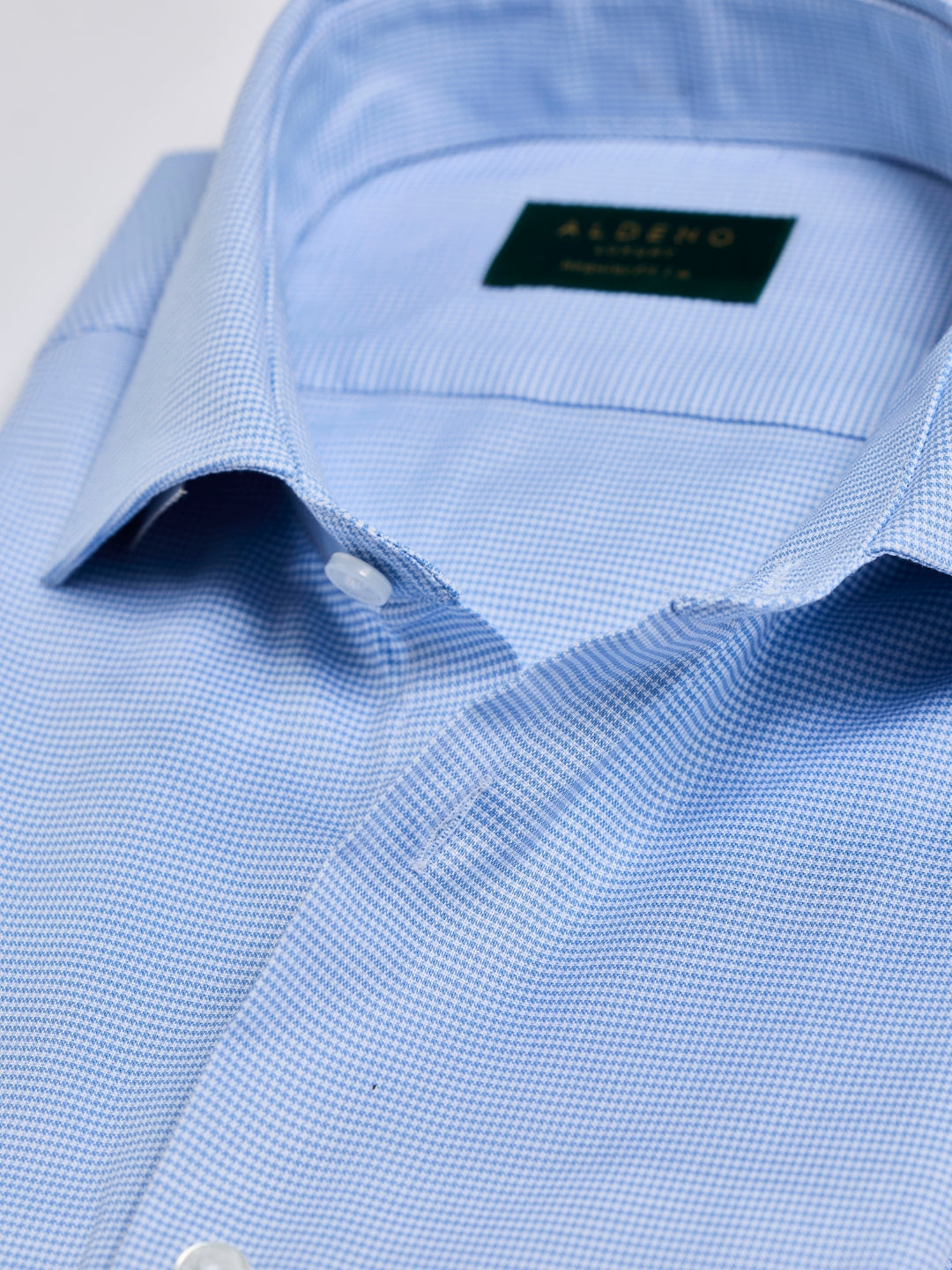 Regular Fit Cotton Blue Formal Shirt for Men (GRACE)