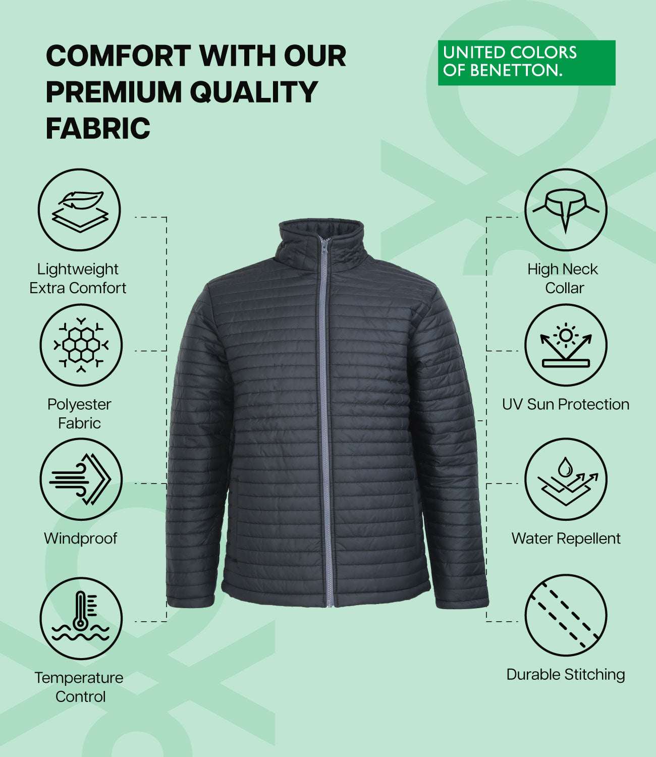 High Neck Puffer Jacket