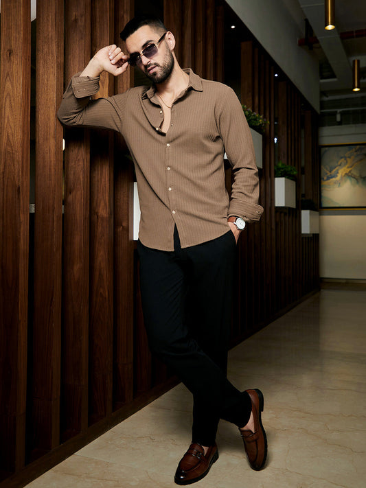 Stripe-Creased Shirt