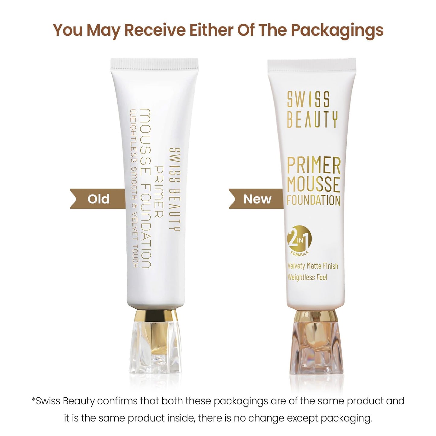 Swiss Beauty Primer Mousse Foundation - 07 Warm Fawn