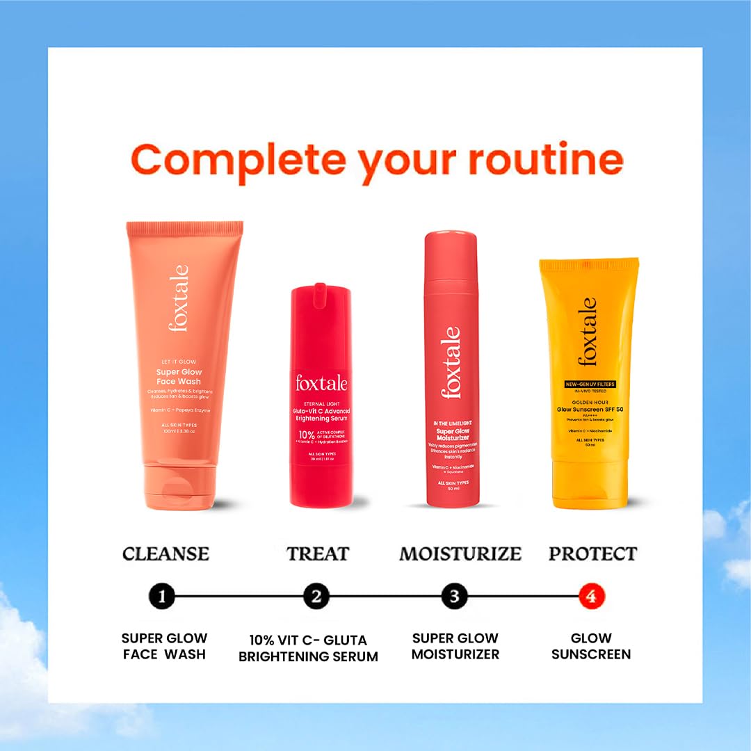 Foxtale SPF 50+ PA++++ Cover Up Dewy Sunscreen 50 ml