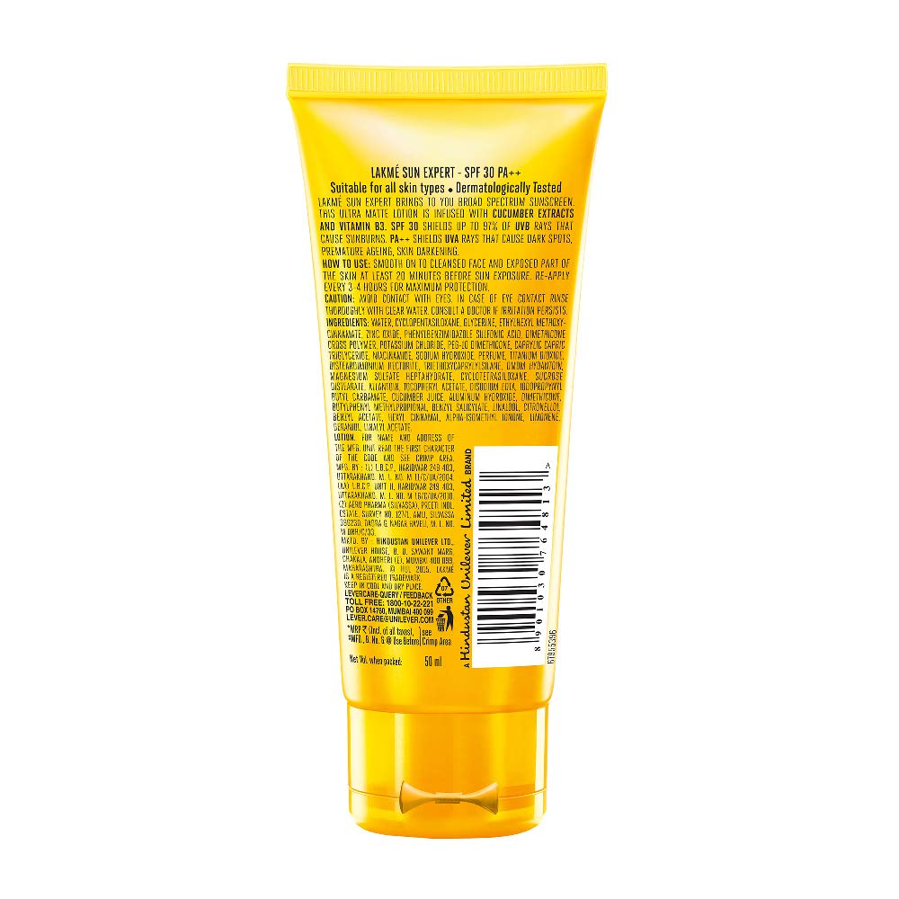 Lakme 9To5 Sun Expert Super Matte SPF 30 PA+++ Sunscreem Lotion