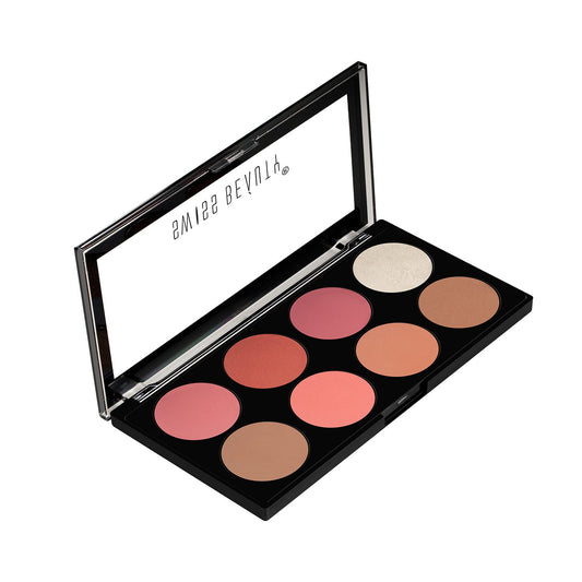 Swiss Beauty Ultra Blush Palette Sb 881 Shade 3 - Multicolor 16 GRAM