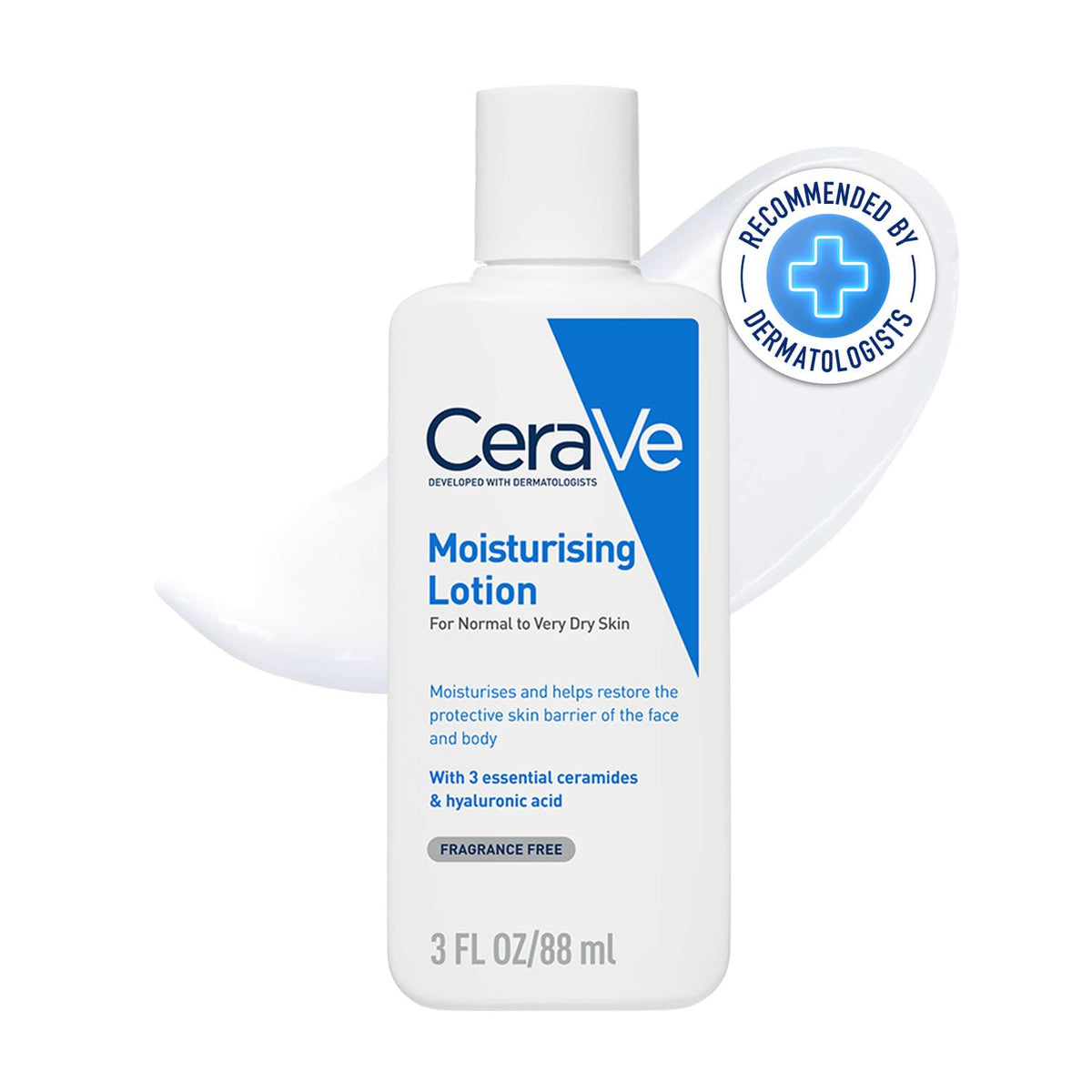 Cerave Fragrance Free Moisturising Lotion For Dry To Very Dry Skin 88 ml